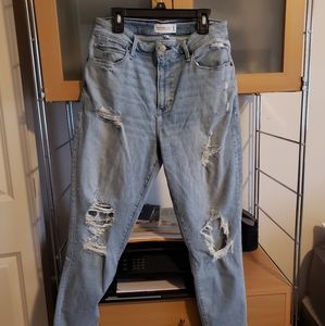 Abercrombie and fitch high waist skinny jeans